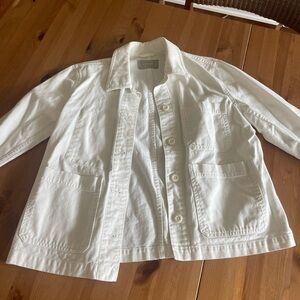 Everlane White Chore Coat Size small